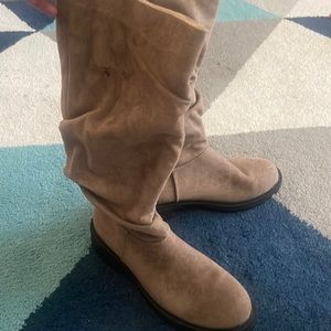 Tall tan boots